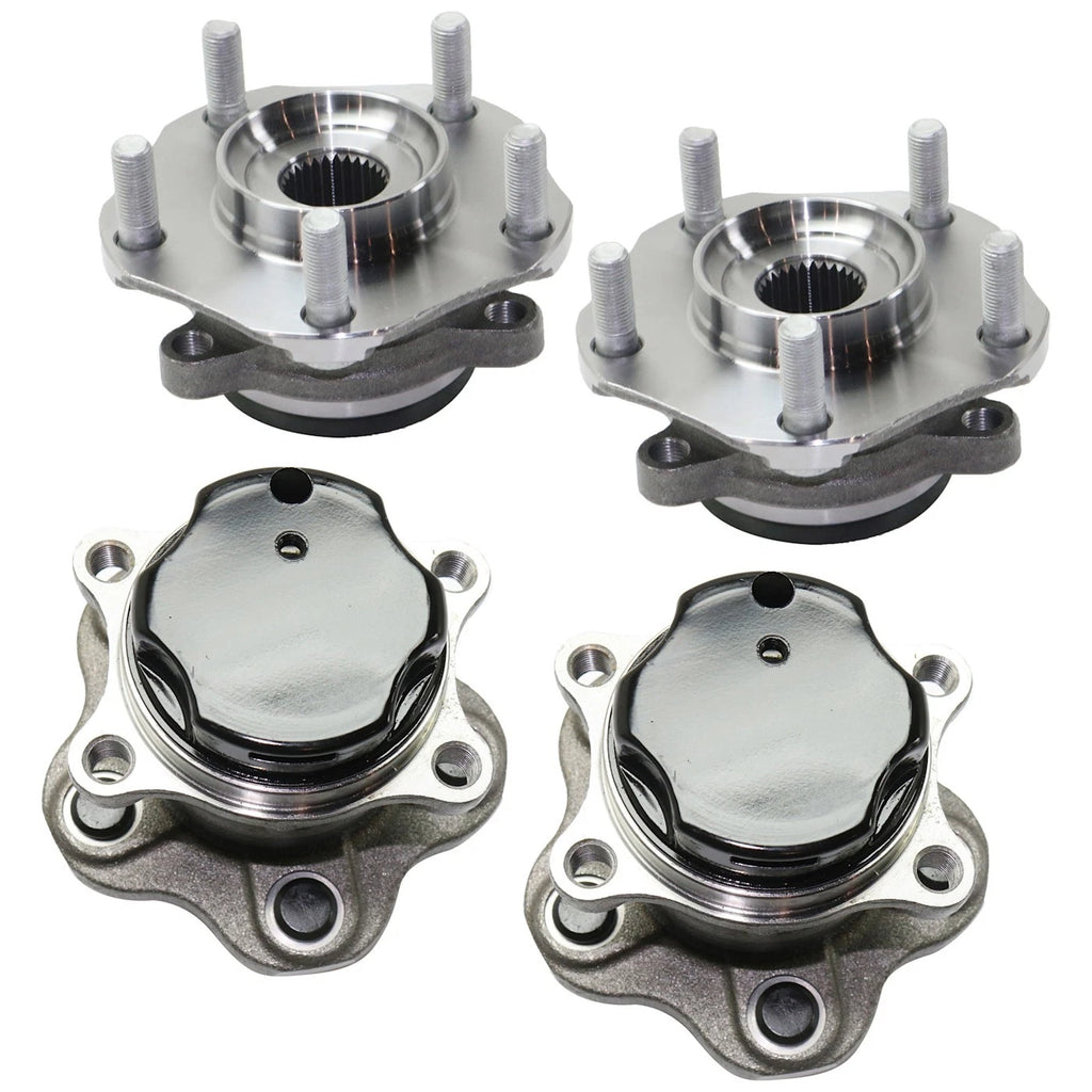 Wheel Hubs for Nissan NV200 (2013–2019) Front & Rear with Bearing