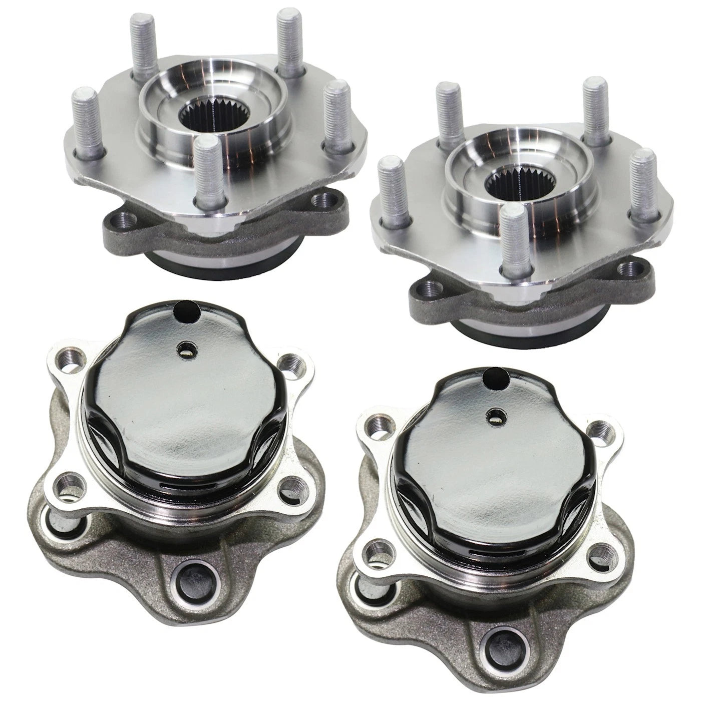 Wheel Hubs for Nissan NV200 (2013–2019) Front & Rear with Bearing