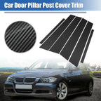 Gloss Carbon Pattern Pillar Window Post Cover Trim for BMW 3 Series E90