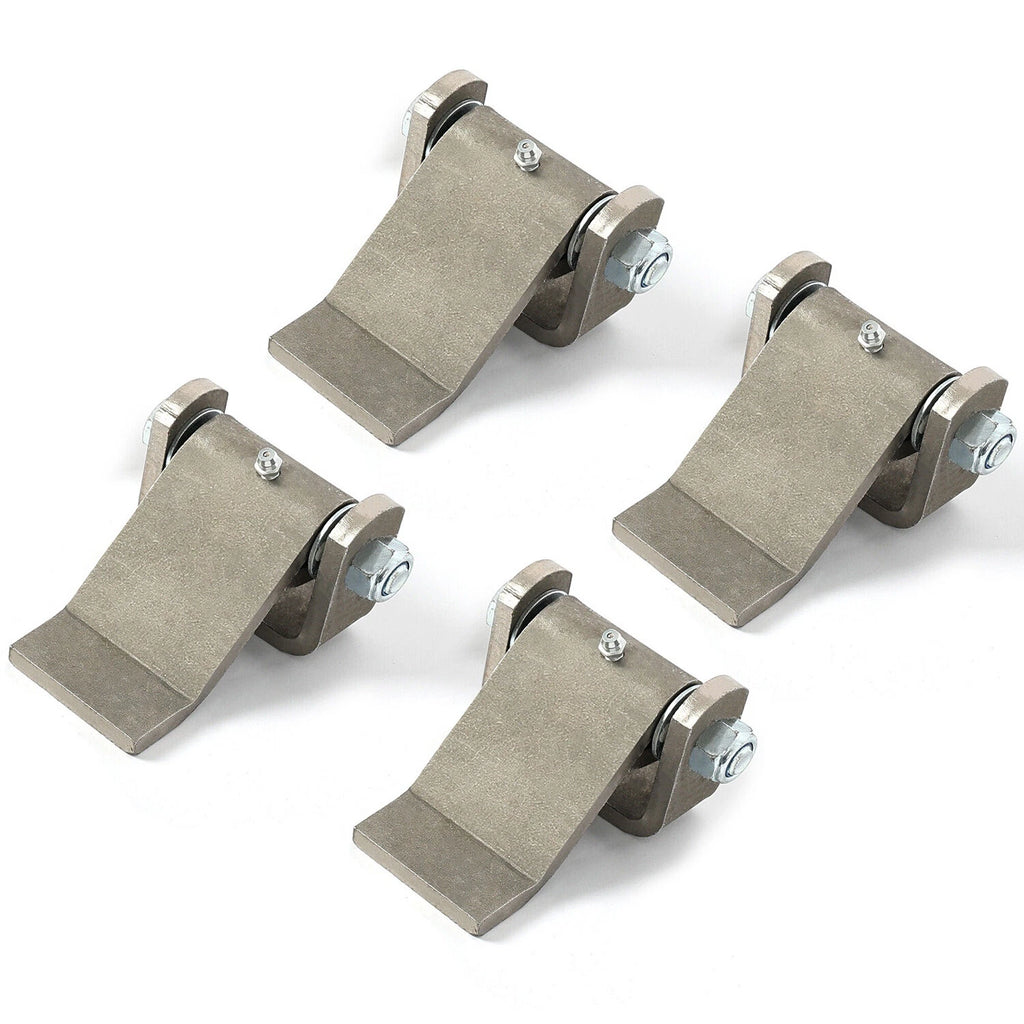 Set of 4 Heavy Duty Greaseable Door Hinges for Dump Truck Trailer