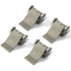 Set of 4 Heavy Duty Greaseable Door Hinges for Dump Truck Trailer