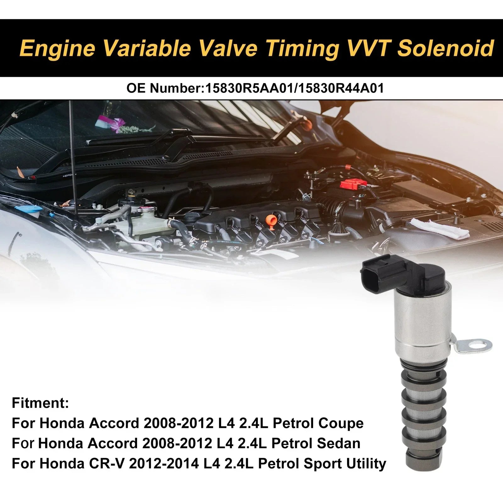 VVT Solenoid for Honda Accord 2008-2012 (2 x)
