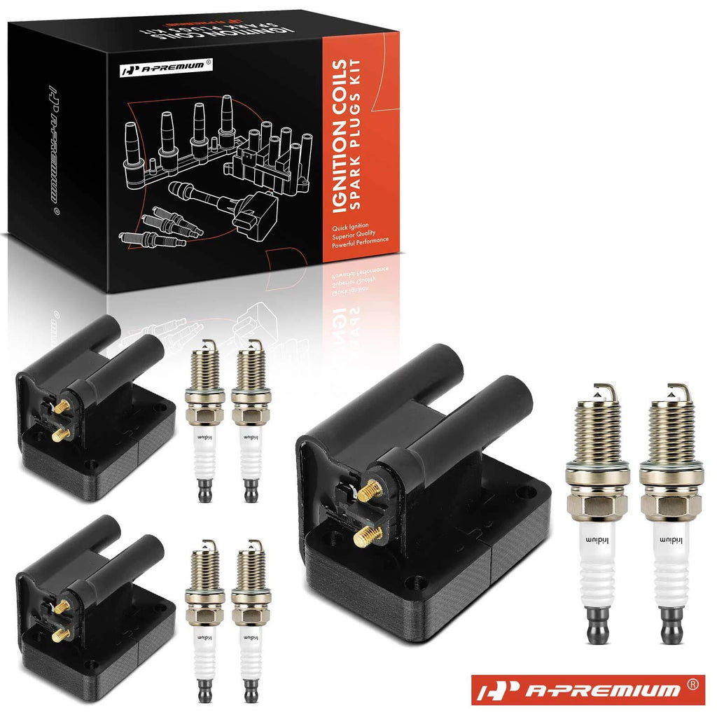 3X Ignition Coil & 6X Iridium Spark Plug for Dodge Stealth (1991–1996)