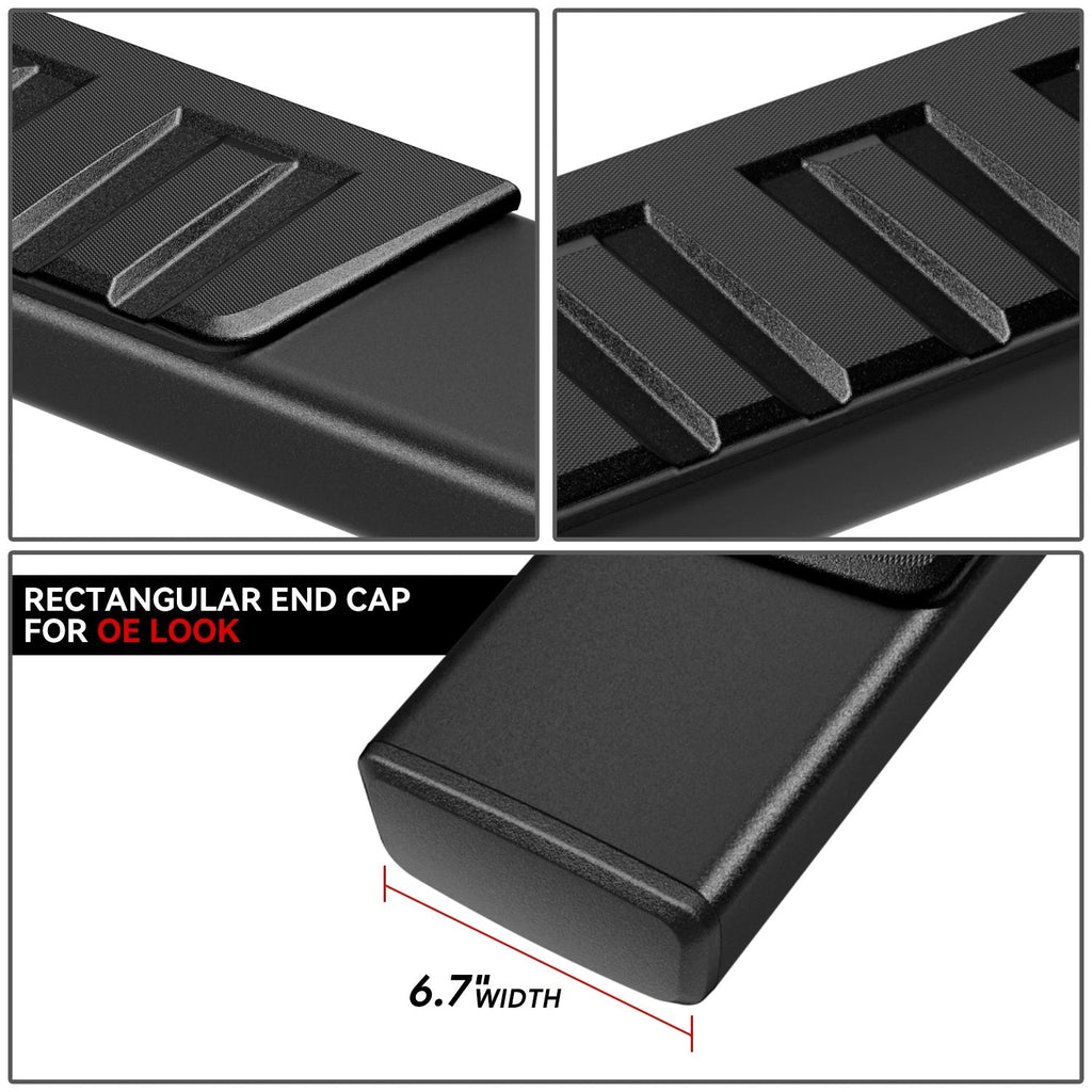 Set of 2 Nerf Step Bars Running Boards for Chevy Silverado GMC Sierra (2007–2019)