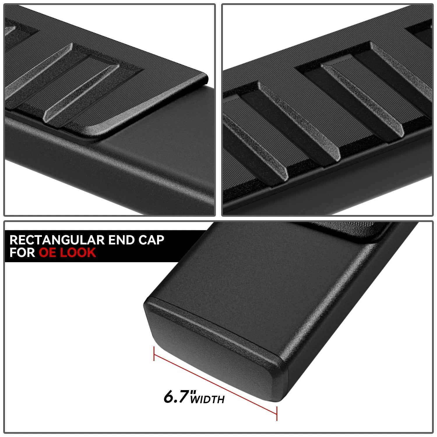 Set of 2 Nerf Step Bars Running Boards for Chevy Silverado GMC Sierra (2007–2019)