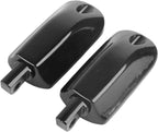 Black Rubber Foot Pegs Set for Harley Electra Glide