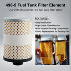 2X Transfer Fuel Tank Filter for Goldenrod 496-5 (Replacement Water-Block)