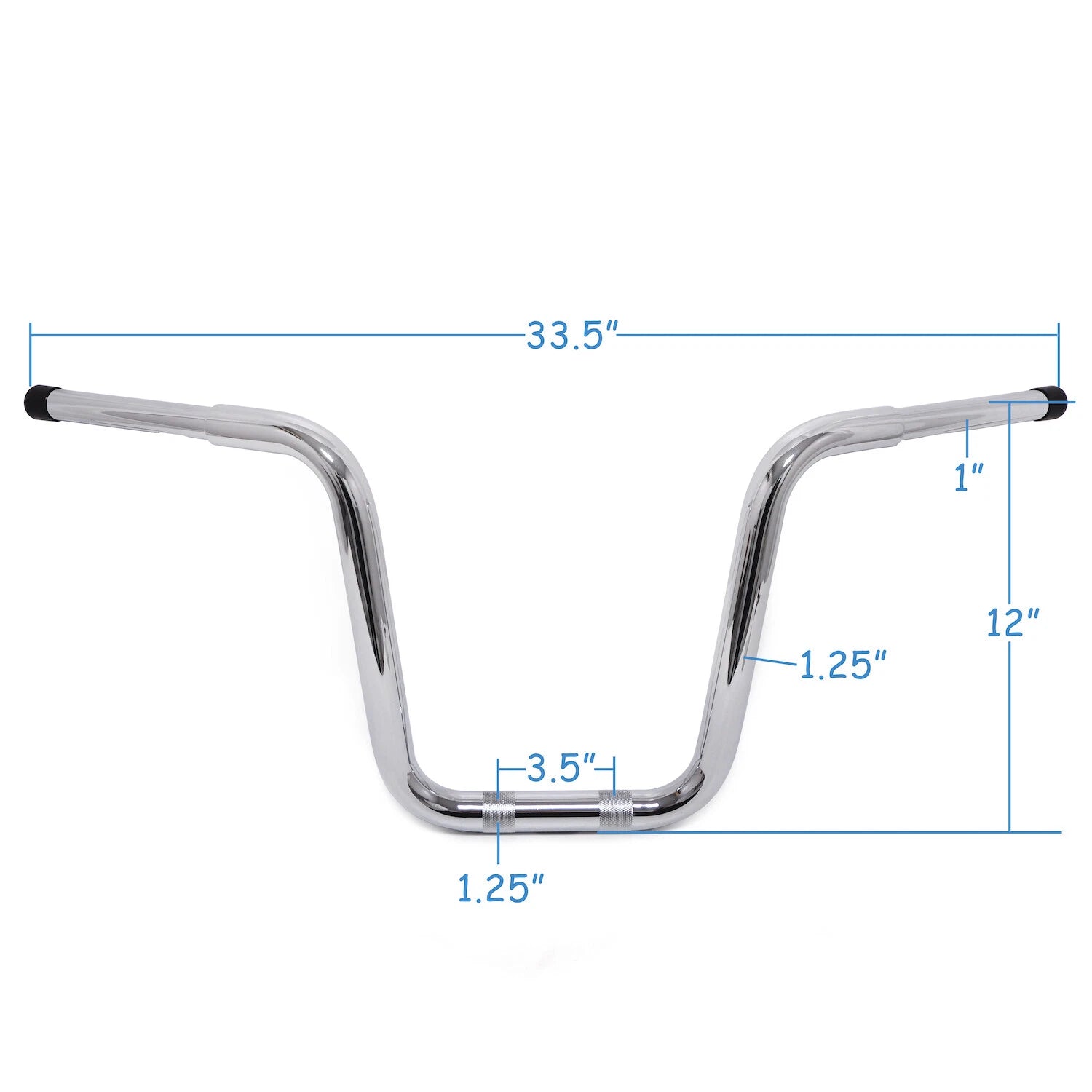 12" Fat Mini Ape Handlebar for Harley Road King (2014–2023) & FLFB FLSB FLSL FXBR FXBB