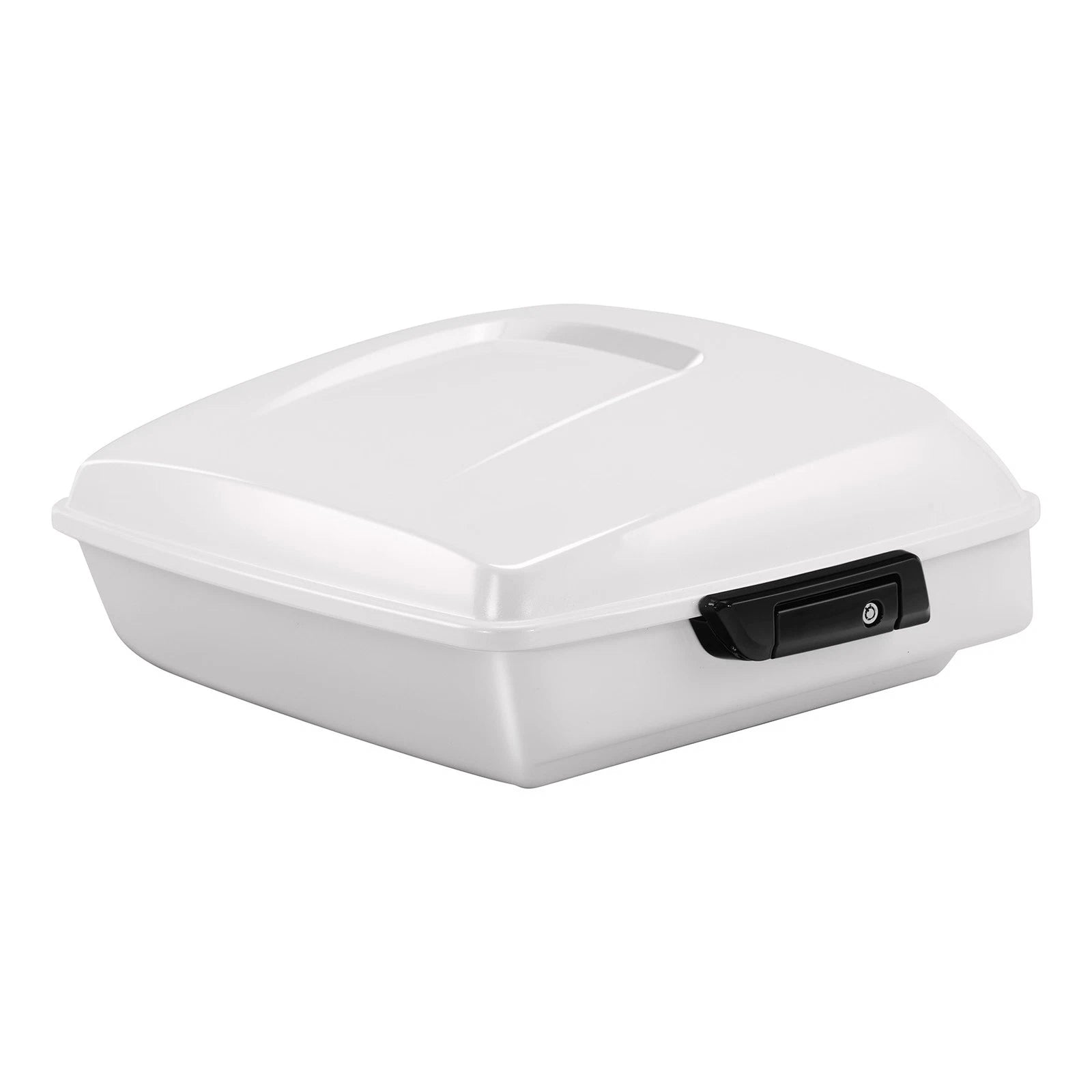 Chopped Trunk Luggage for Harley Touring Glide (2014–2026) White Onyx Pearl