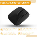 Fuel Tank Door Cap for Lexus NX (2022–2025) Carbon Fiber Black