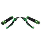 Folding Extendable Brake Clutch Levers & Handlebar Grips for Suzuki GSXR150