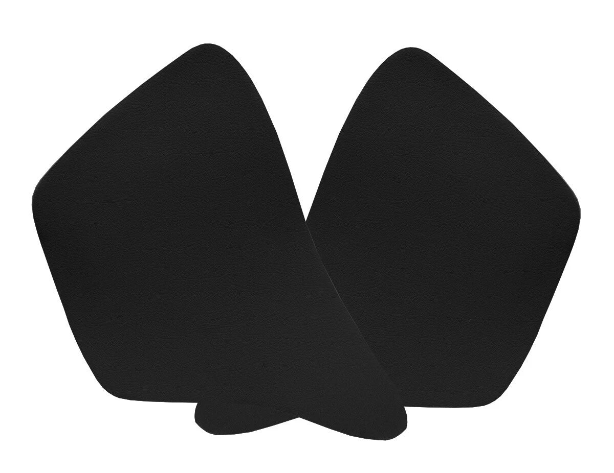 Front Insert Door Panel Cover for Toyota Tacoma (2005–2015) Black Leather
