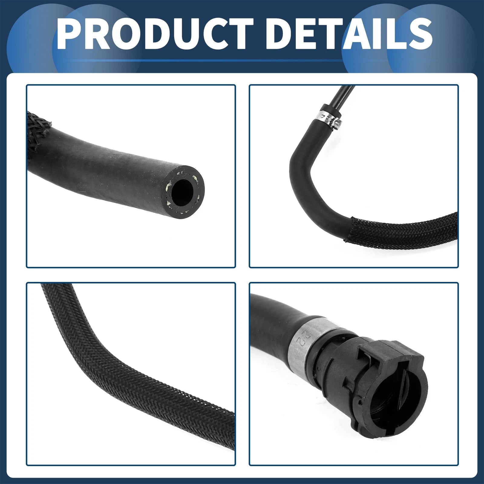Radiator Hose for BMW 335i xDrive (2011–2013) & X1 (2013–2015) No. 17127599452
