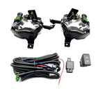 Clear Front Bumper Fog Lights Set for Honda CR-V (2010–2011)