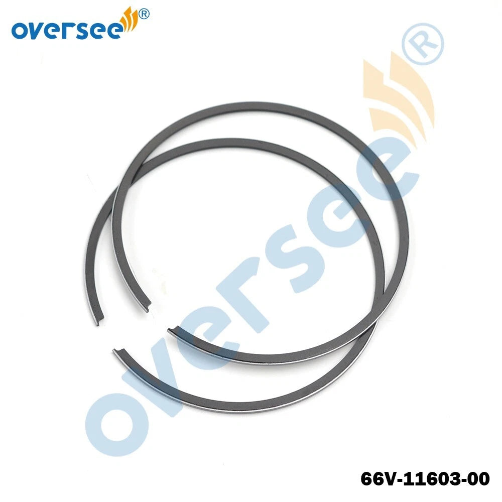 Set of 3 Piston Rings STD for Yamaha PWC Outboard 1200 GP1200R XLT1200 (1996–2003)