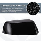 Set of 2 Rearview Mirror Cover Caps Gloss Black for Cadillac Chevrolet GMC