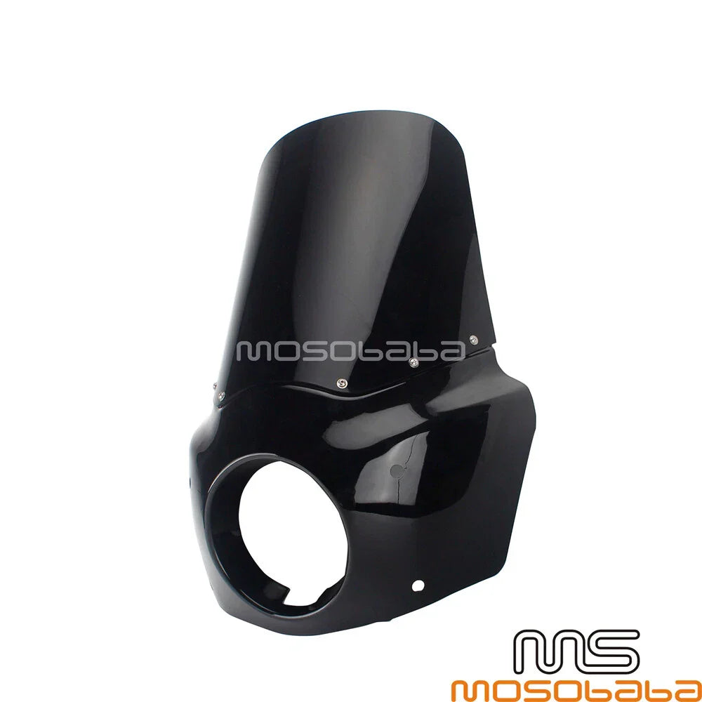 Detachable Tall Fairing Windshield for Harley Street Bob FXDB Dyna (2006-2017)