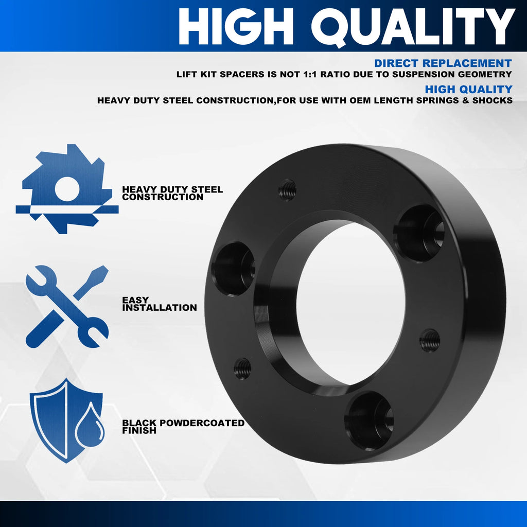 2" Strut Top Mount Lift Kit Spacers Pair for Ford F-150 (2004–2024)