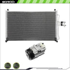 Condenser and Compressor for Ford Escape, Mazda Tribute (2001–2004)