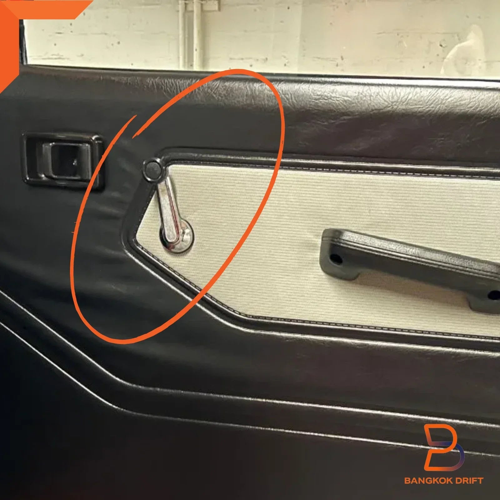 Chrome Folding Window Crank Handle for Nissan Datsun 720 (1979-1991)