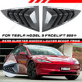 Rear Window Louver Shutter Cover Trim for Tesla Model 3