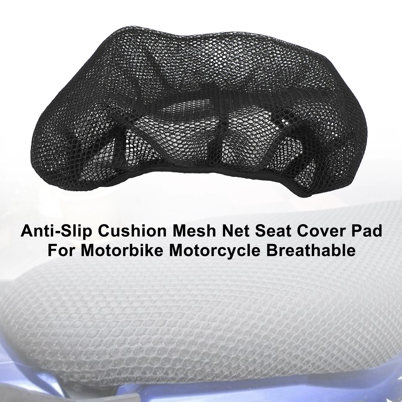 Heat-Resistant Net Seat Mesh Cover for Motorcycle Scooter (Universal XL)