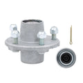 2X Galvanized Trailer Hub with 2000lb Spindle for Trailer 