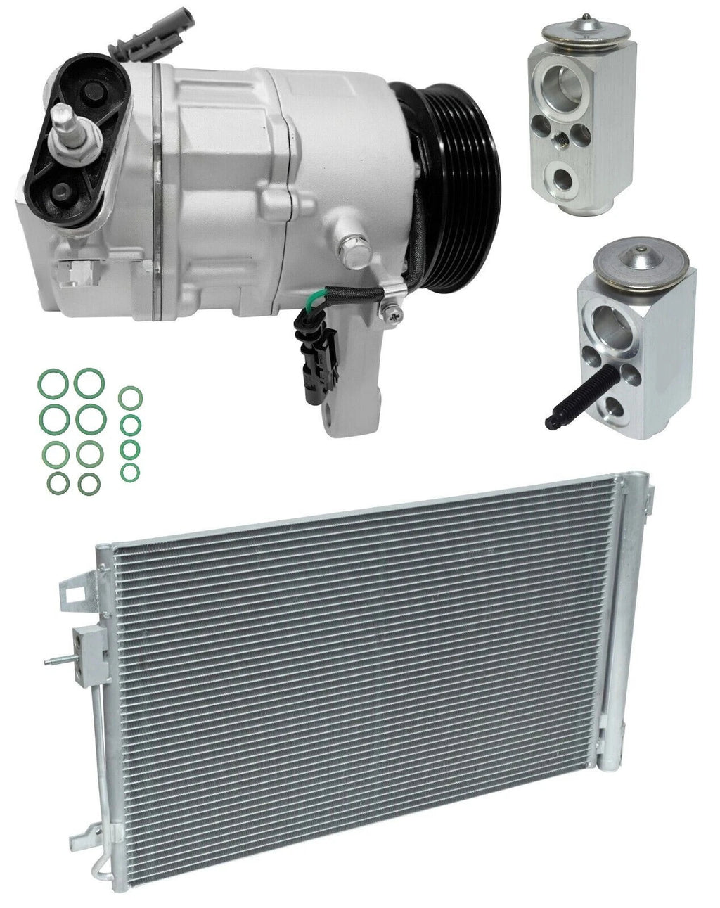 A/C Compressor Kit with Condenser for GMC Acadia 3.6L (2013–2017)