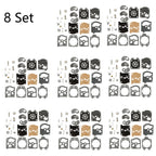 Set of 8 Carburetor Diaphragm Rebuild Kit for Walbro WA WT Series K10-WAT