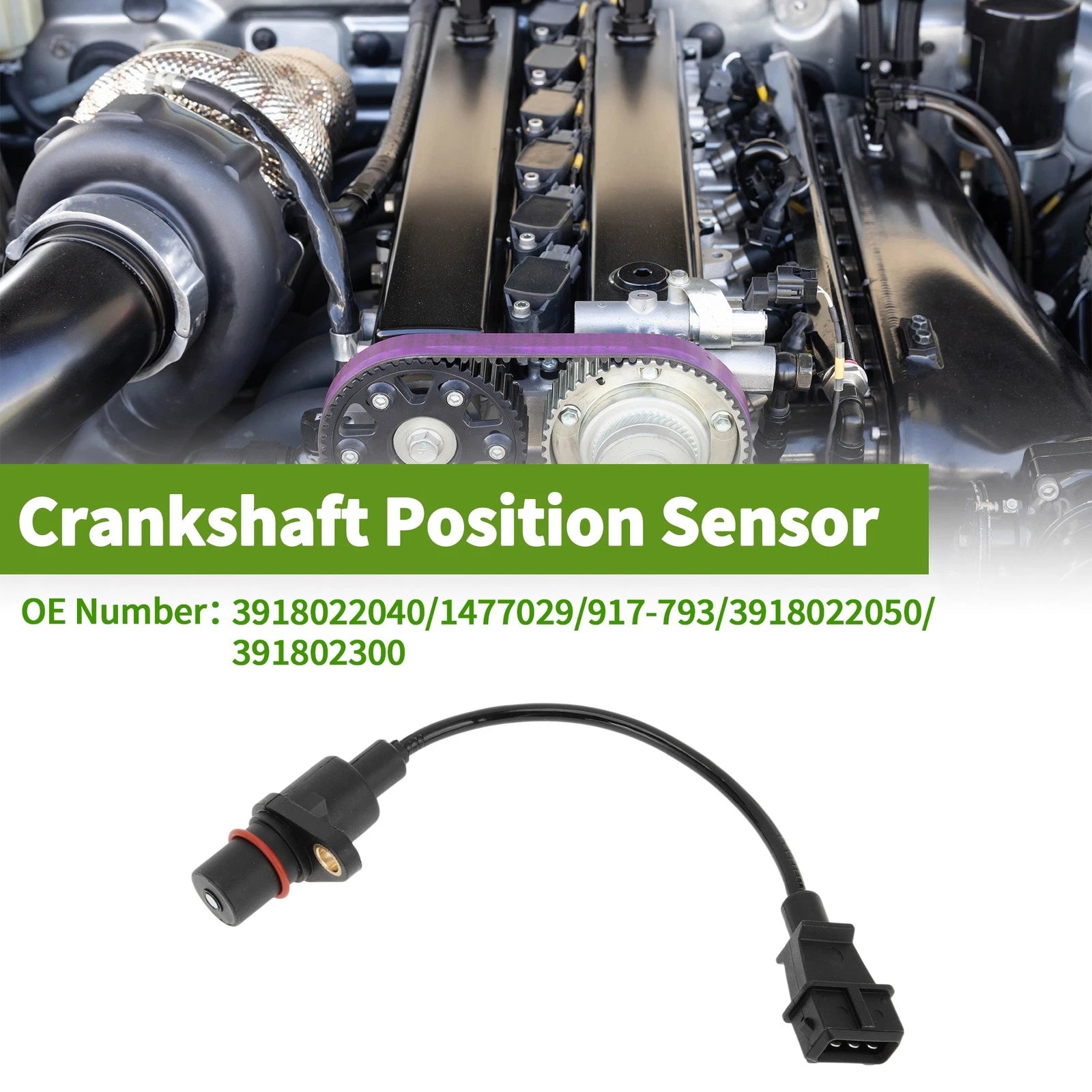 1 Pc Crankshaft Position Sensor No. 3918022040 for Hyundai Elantra (1996–2000)