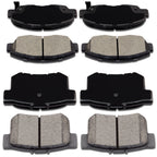 Set of 4 Ceramic Brake Pads for Honda Civic (2006–2011)