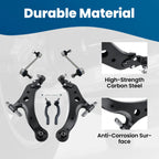 8pc Front Lower Control Arms Suspension Kit for Avalon (2005–2012)