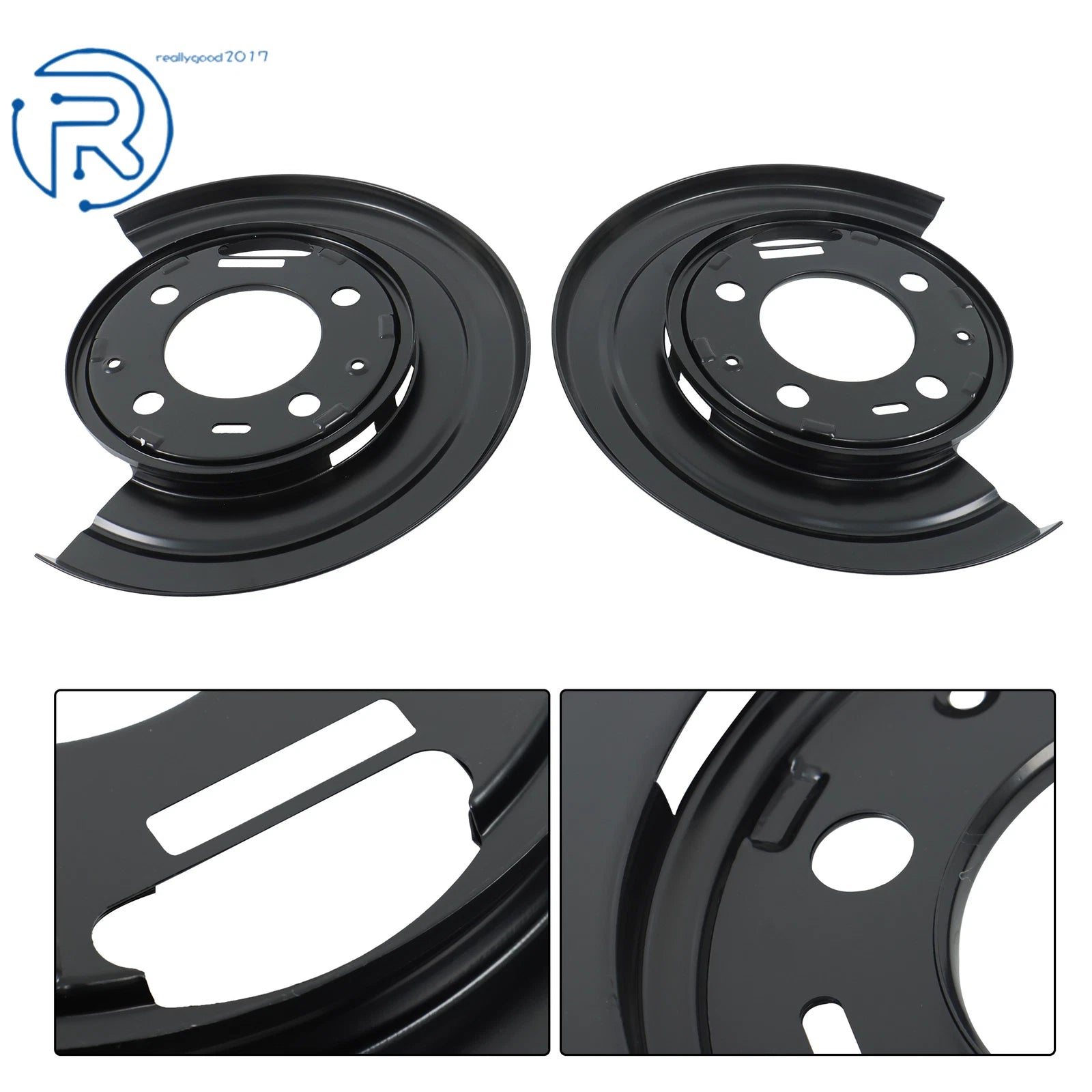 Rear Brake Dust Shield Backing Plates for Ford F250 F350 Excursion