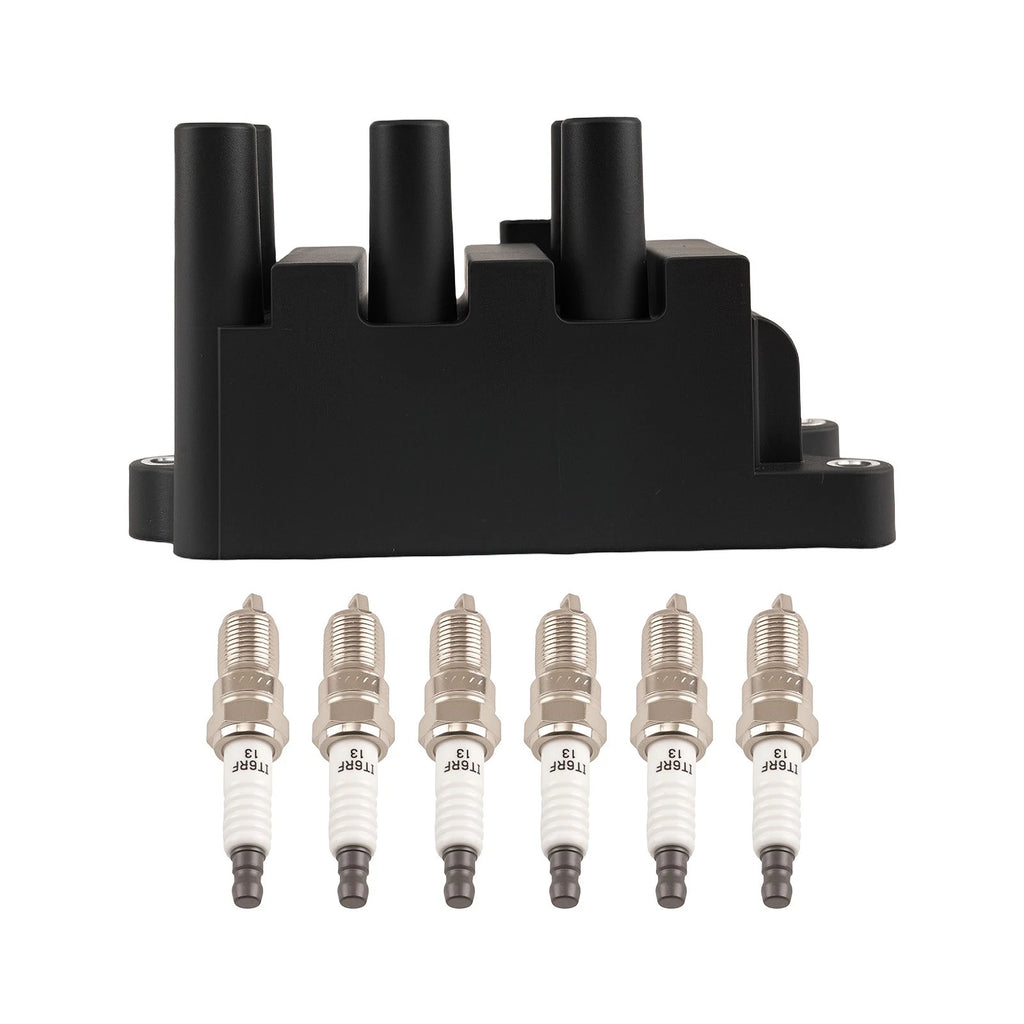 Ignition Coils and Spark Plugs for Ford Ranger Sable 3.0L V6 (2001-2006)