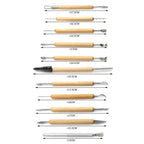 11 Pcs Pottery Tool Set for Clay Sculpting and Ceramics Art