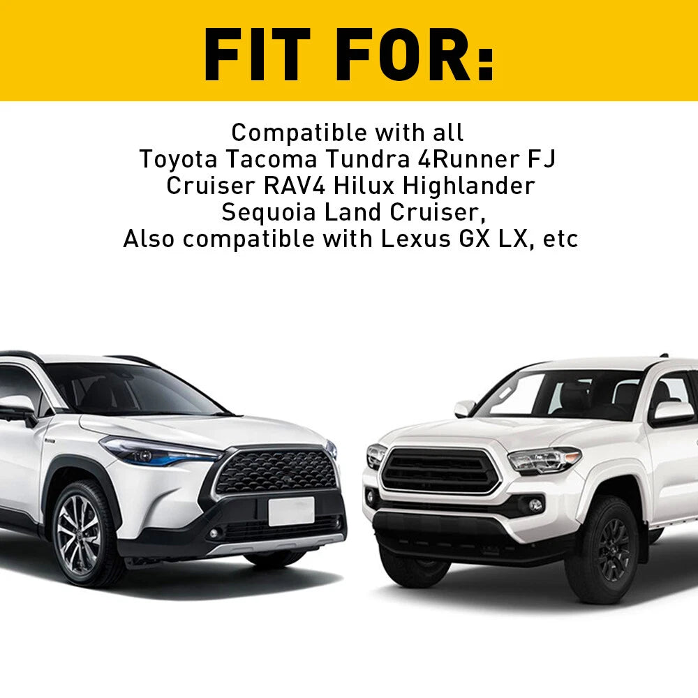 Tri-Color Decal Stickers for Lexus GX LX Toyota Sequoia FJ Cruiser RAV4 (2000–2023)