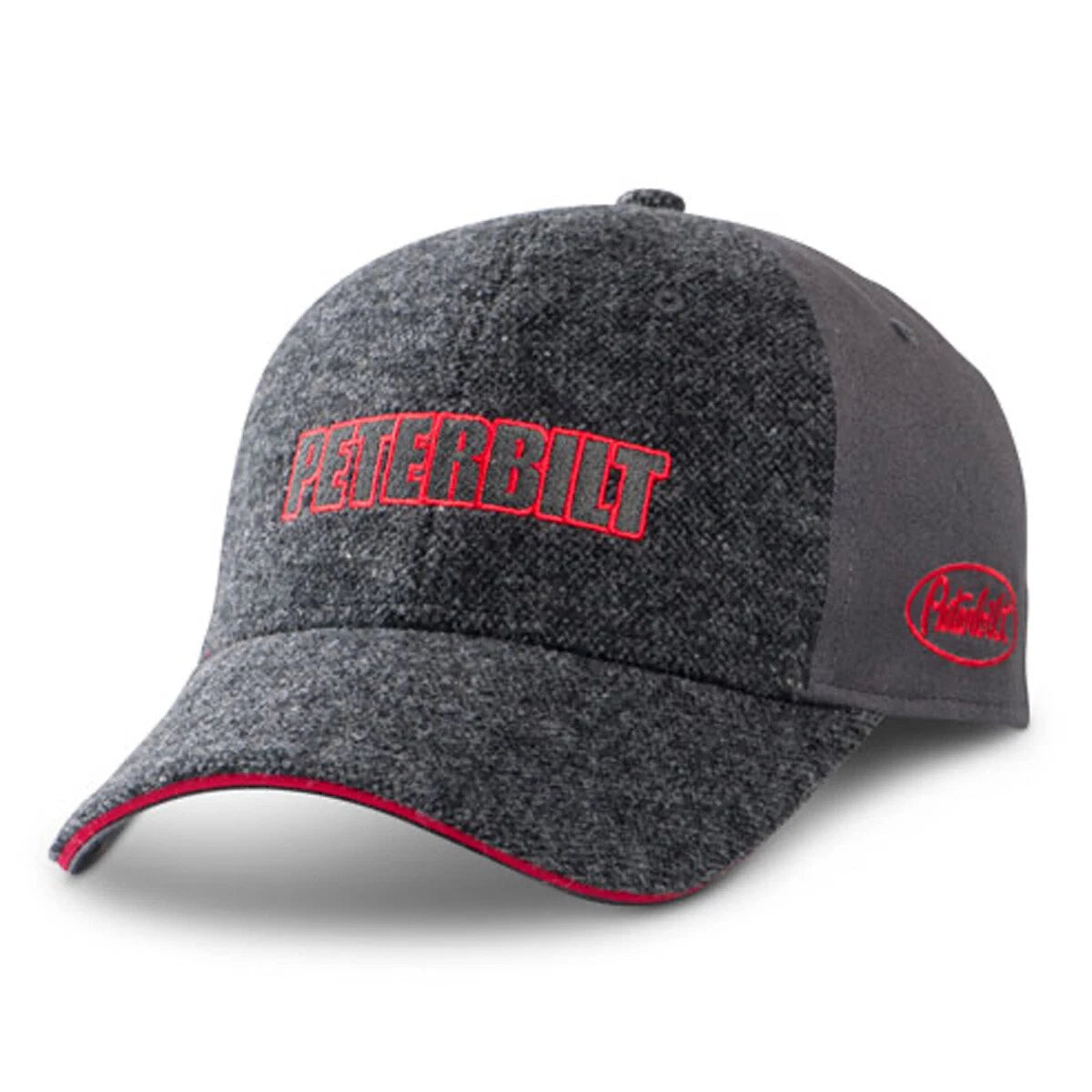 Peterbilt Motors Cap for Peterbilt (2010–2023) - Heather Gray Wool Snapback
