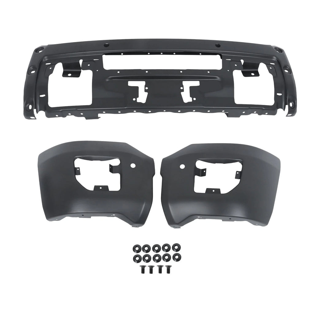Split Style Front Bumper for GMC Sierra 2500 HD 3500 HD (2015–2019) Black