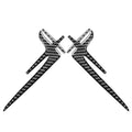 X-Wing Truck Hood Side Trim for Car Caravan Carbon Fiber Black