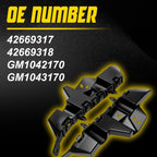 Pair of Plastic Bumper Guide Brackets for Buick Encore (2019–2022) LH & RH