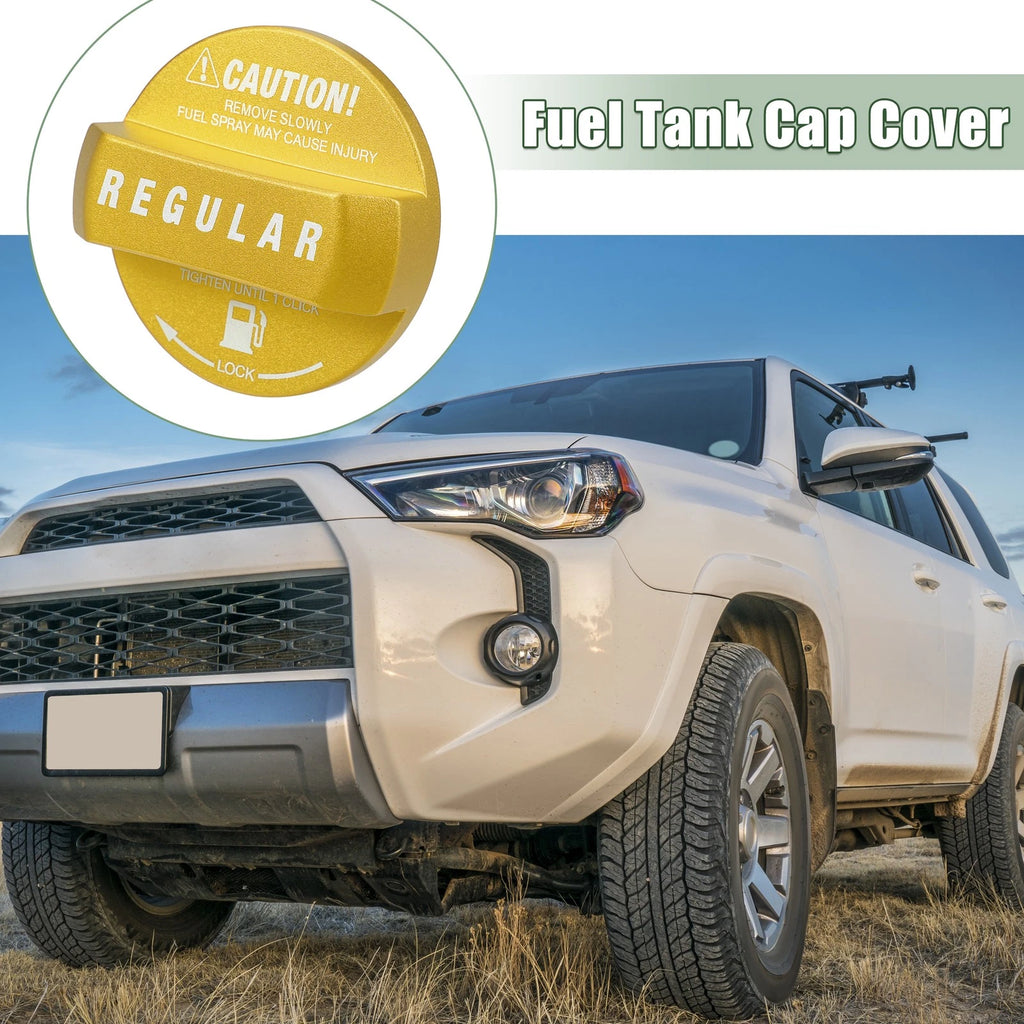 Fuel Tank Cap Cover for Toyota  Gold Tone