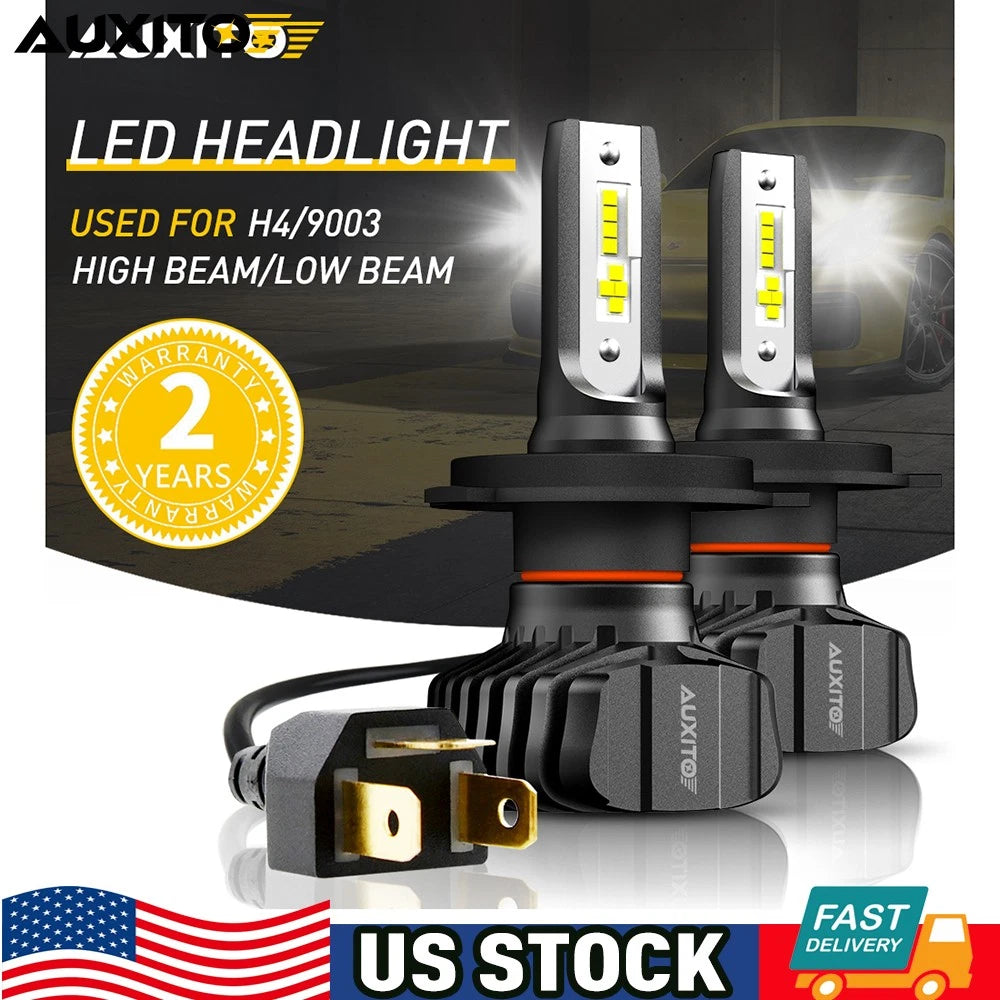 AUXITO H4 9003 LED Headlight Kit for High Low Beam (40000LM)