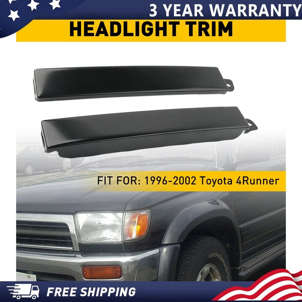 Set of 2 Headlight Fillers for Toyota 4Runner (1996–2002)