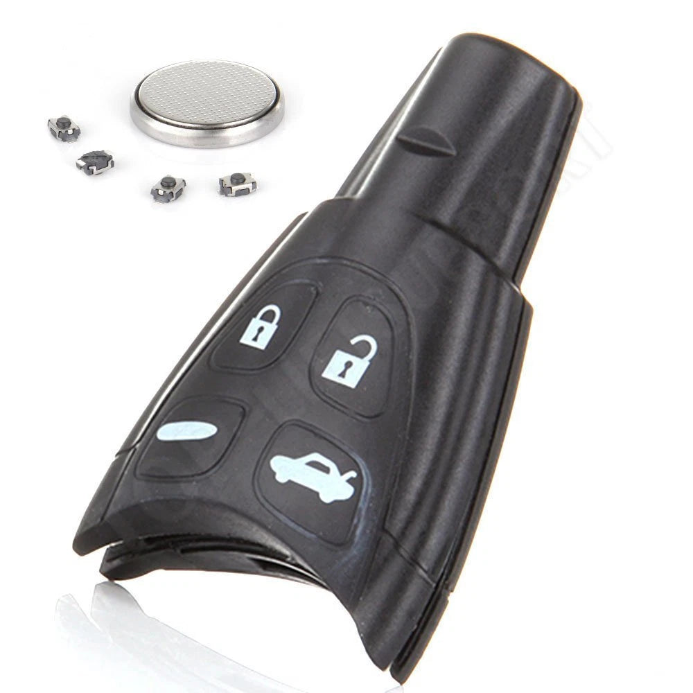 2X Key Fob Remote Shell Case for Saab 9-3 (2003–2009)