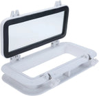 Rectangle Portlight Tempered Glass Opening Window for Boat (15-3/4" x 7-7/8")