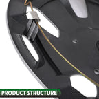 Set of 4 Wheel Covers for Ford Transit Connect (2010–2013)