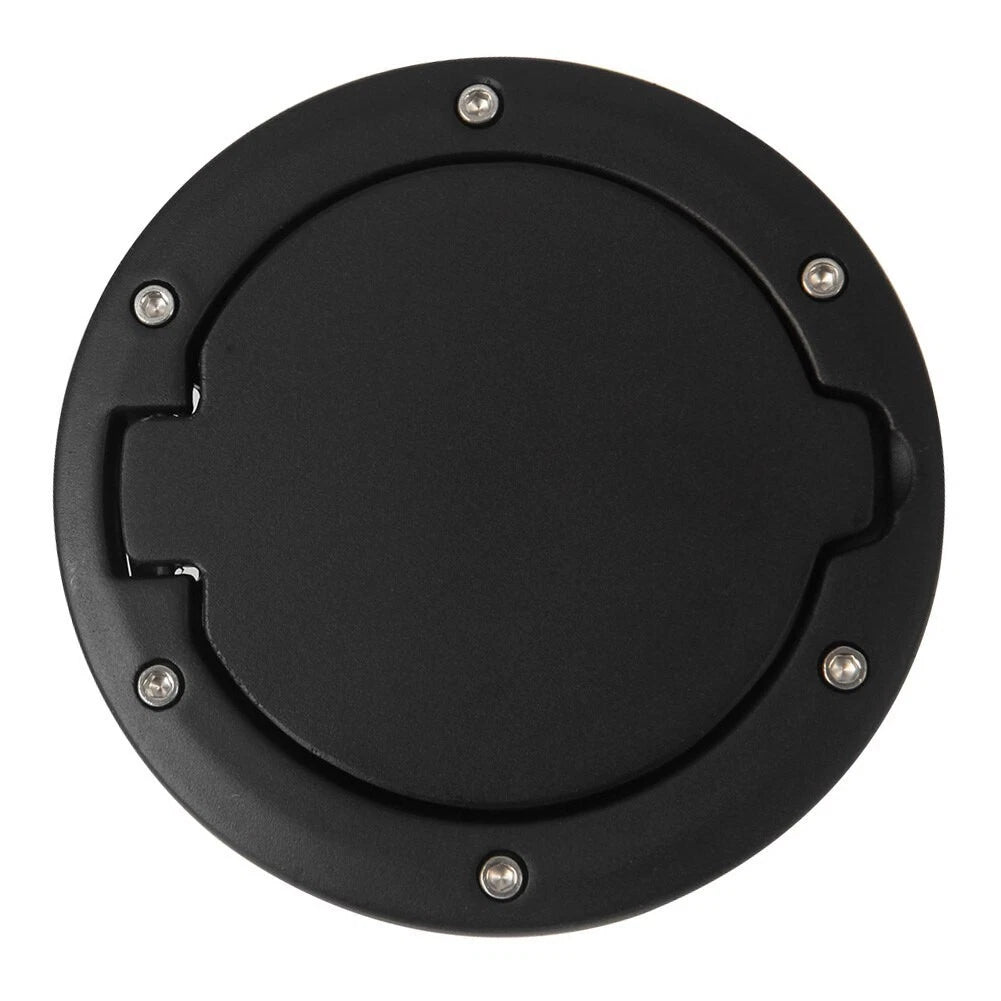 Gas Cap Cover for Jeep Wrangler JK (2007–2018) - Black Fuel Filler Door