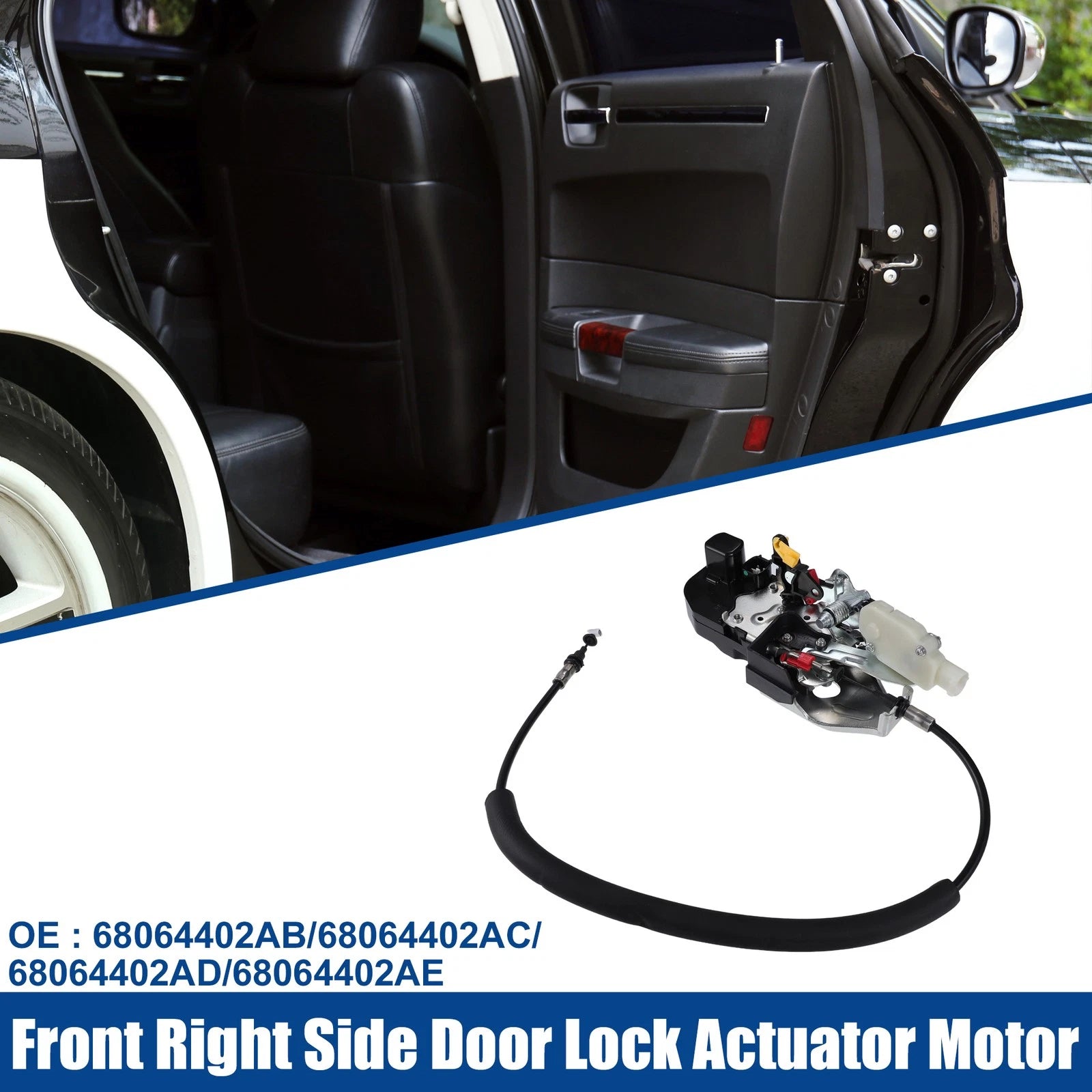 Front Right Door Lock Actuator Motor for Dodge Challenger (2011–2014) No. 68064402AB