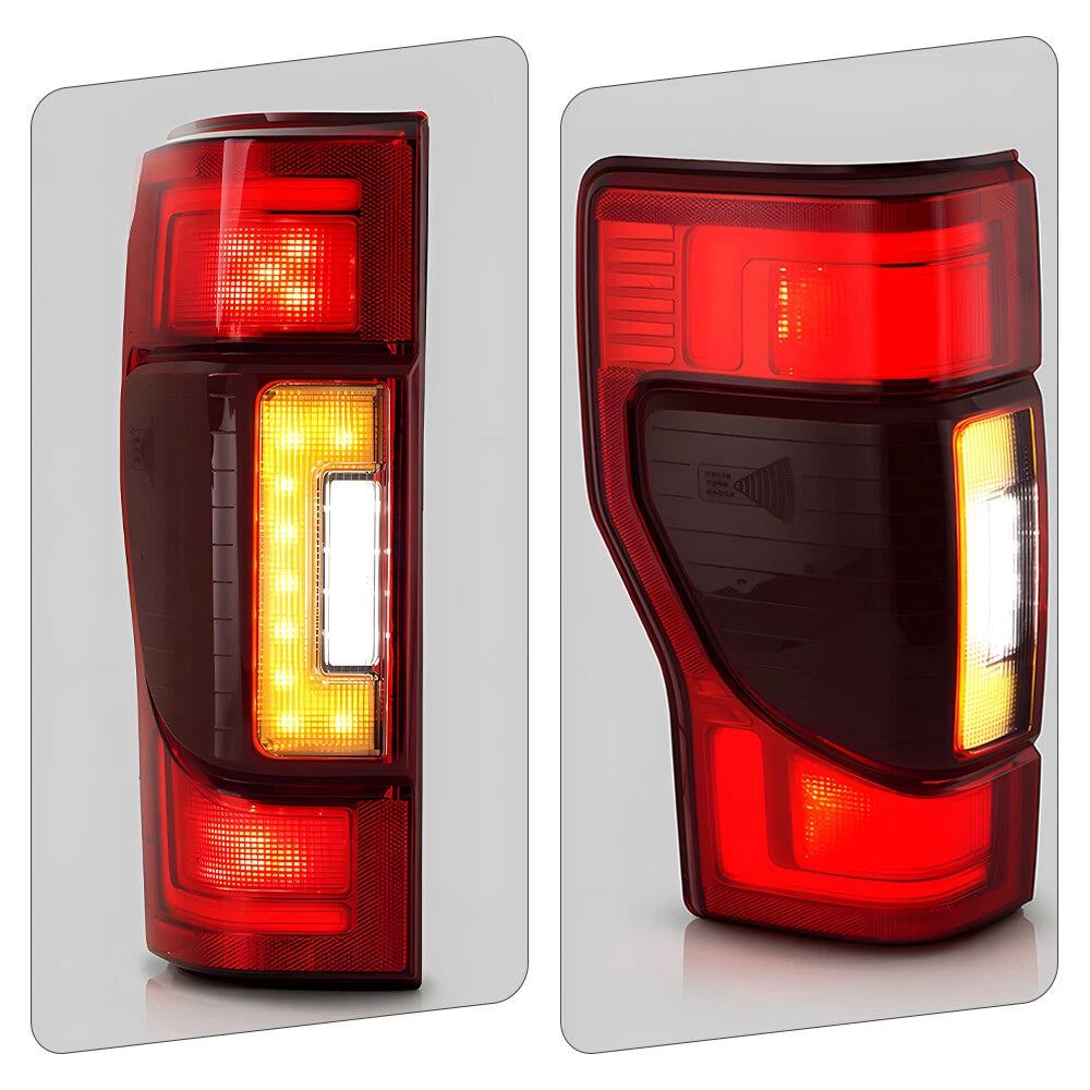LED Tail Light Pair for Ford F250 F350 SuperDuty (2020–2022) W/ BLIS