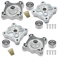 4x Wheel Hubs with Bearings & Studs for Polaris RZR 800 (2008–2014)